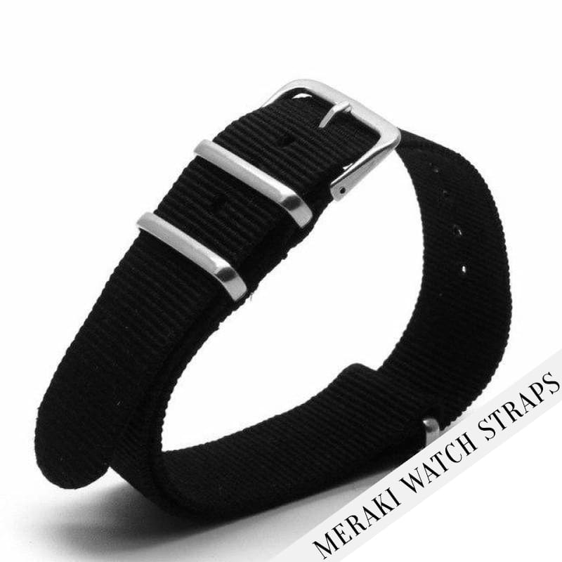 Black - 16Mm Nato Watch Strap