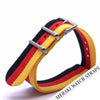 Black/red/yellow - 18Mm Nato Watch Strap