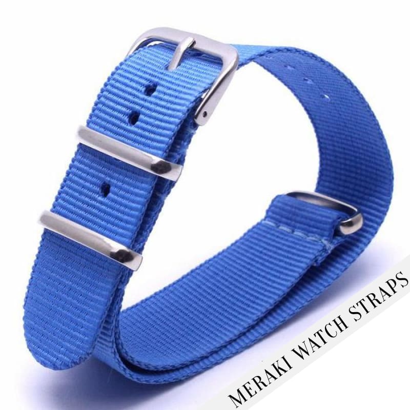 Blue - 18Mm Nato Watch Strap