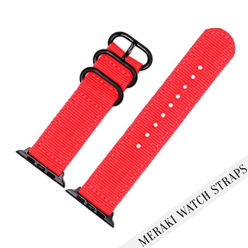 Red - 38Mm Apple Watch Strap